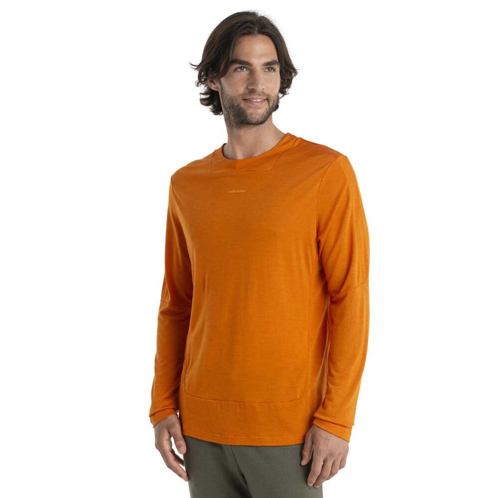 

Футболка с длинным рукавом Icebreaker ZoneKnit Merino, оранжевый