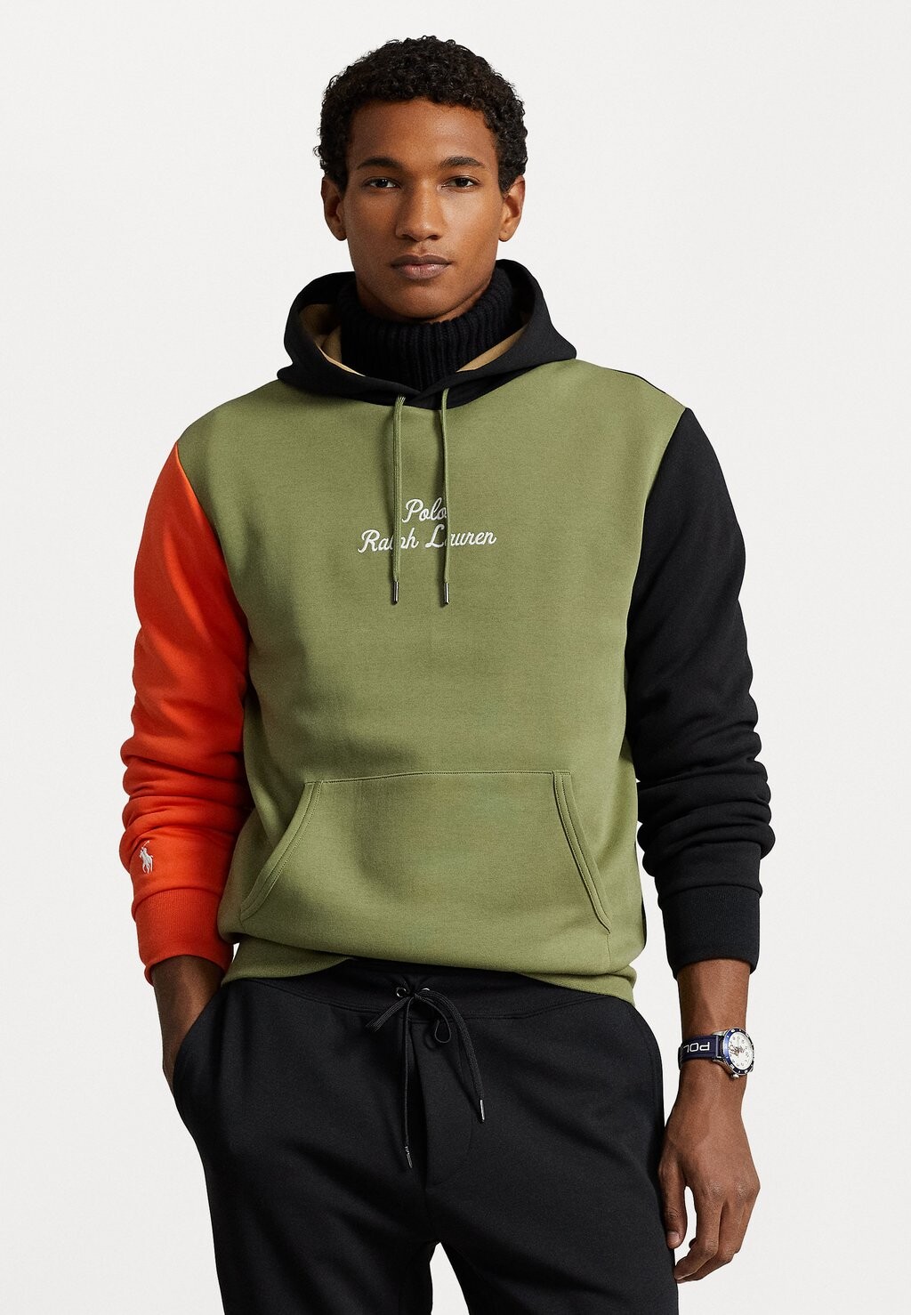 

Толстовка с капюшоном Hood Long Sleeve Polo Ralph Lauren, цвет tree green multi
