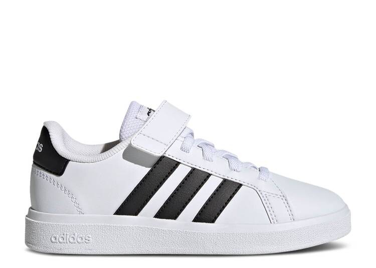

Кроссовки Adidas GRAND COURT 2.0 LITTLE KID 'WHITE BLACK', белый