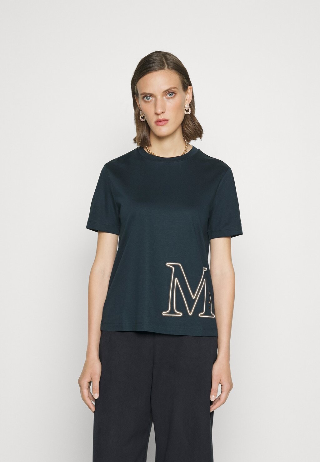 

Футболка с принтом Monviso Max Mara Leisure, синий
