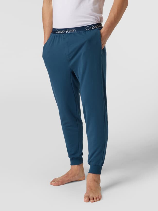 

Спортивные брюки с поясом с логотипом Calvin Klein Underwear, темно-синий