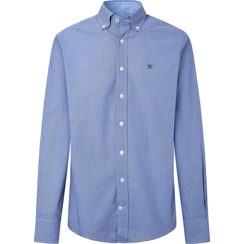 

Рубашка с длинным рукавом Hackett Essential Gingham, синий