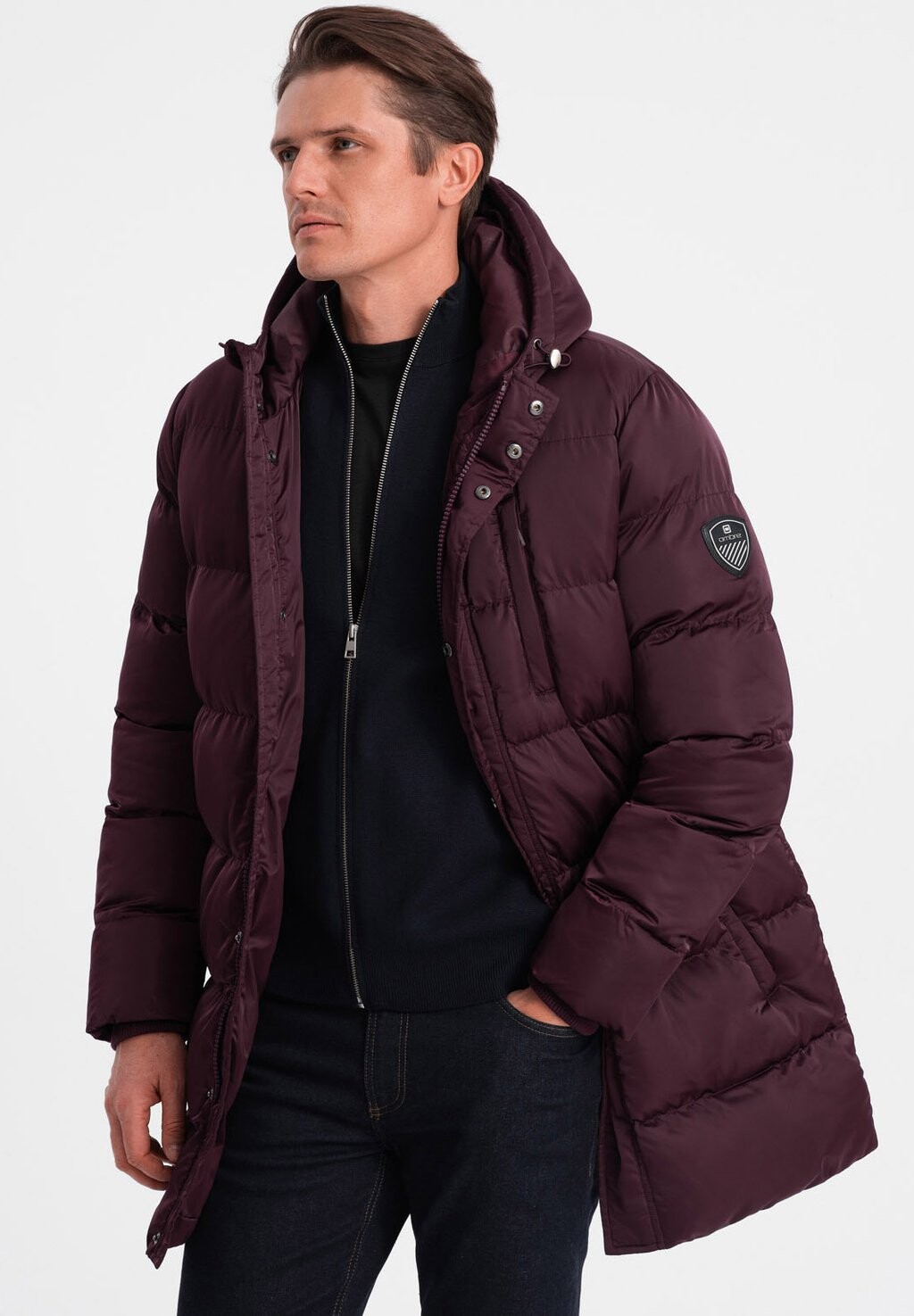 

Зимнее пальто Quilted Ombre, цвет bordeaux