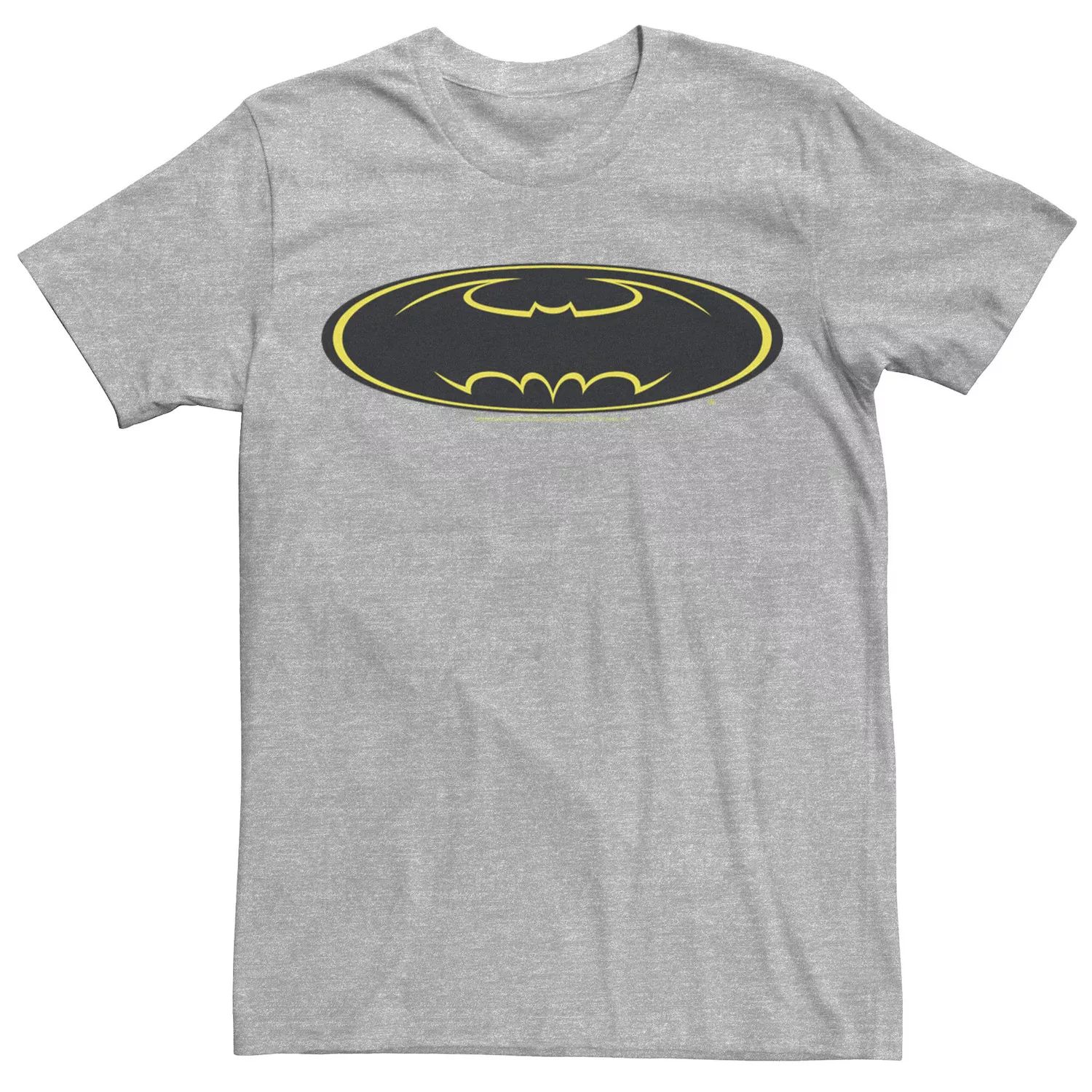 Мужская желтая футболка с логотипом на груди и изображением Бэтмена DC Comics