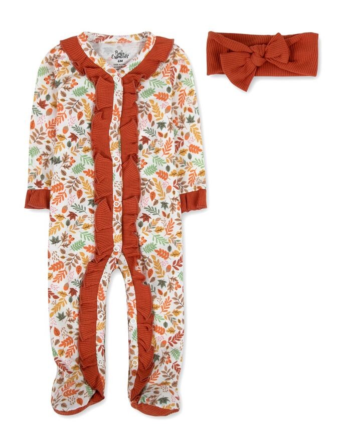 

Боди на День Благодарения для маленьких девочек Baby Essentials, мультиколор