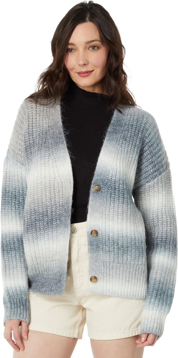 

Свитер Ombre Cardigan Lucky Brand, цвет Charcoal Black Combo