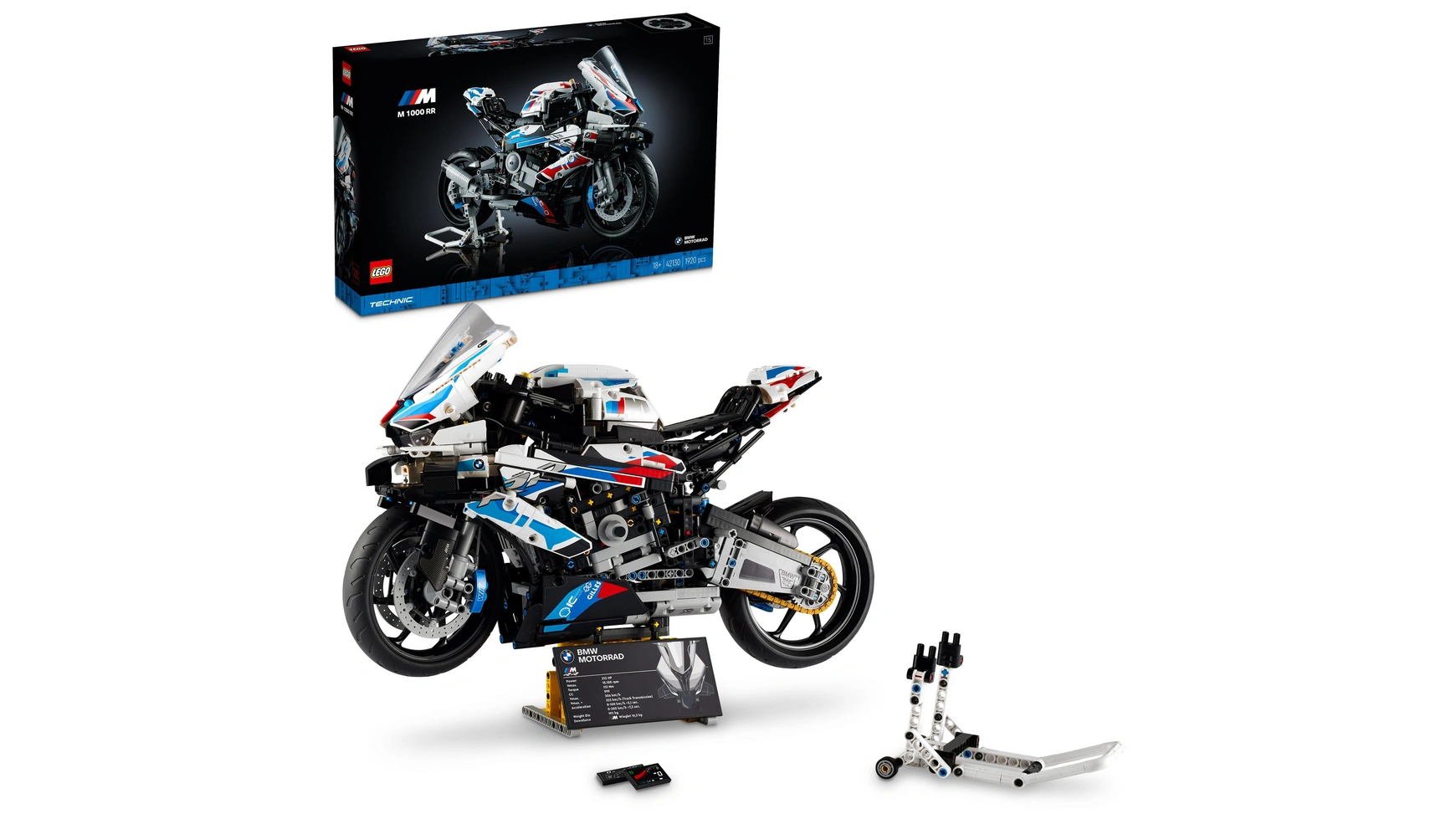 Lego Technic BMW M 1000 RR, модель мотоцикла для взрослых конструктор lego technic 42164 багги для гонок по бездорожью