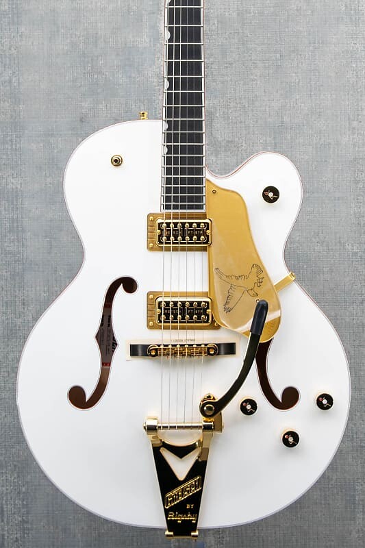 

Электрогитара Gretsch G6136TG Players Edition Falcon Hollow Body with String-Thru Bigsby White