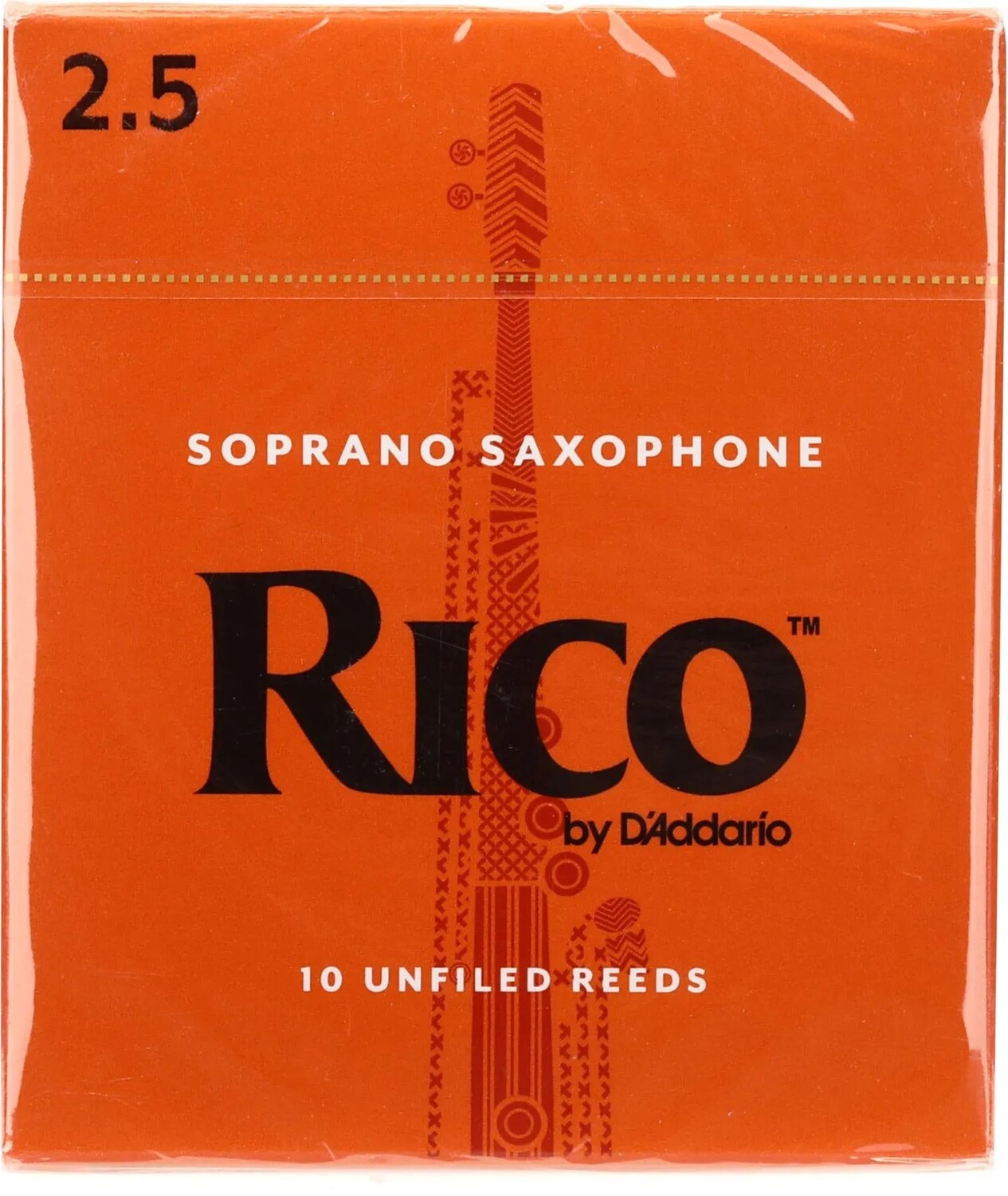 

D'Addario RIA1025 — трости для саксофона Рико-сопрано — 2,5 шт. (10 шт. в упаковке)