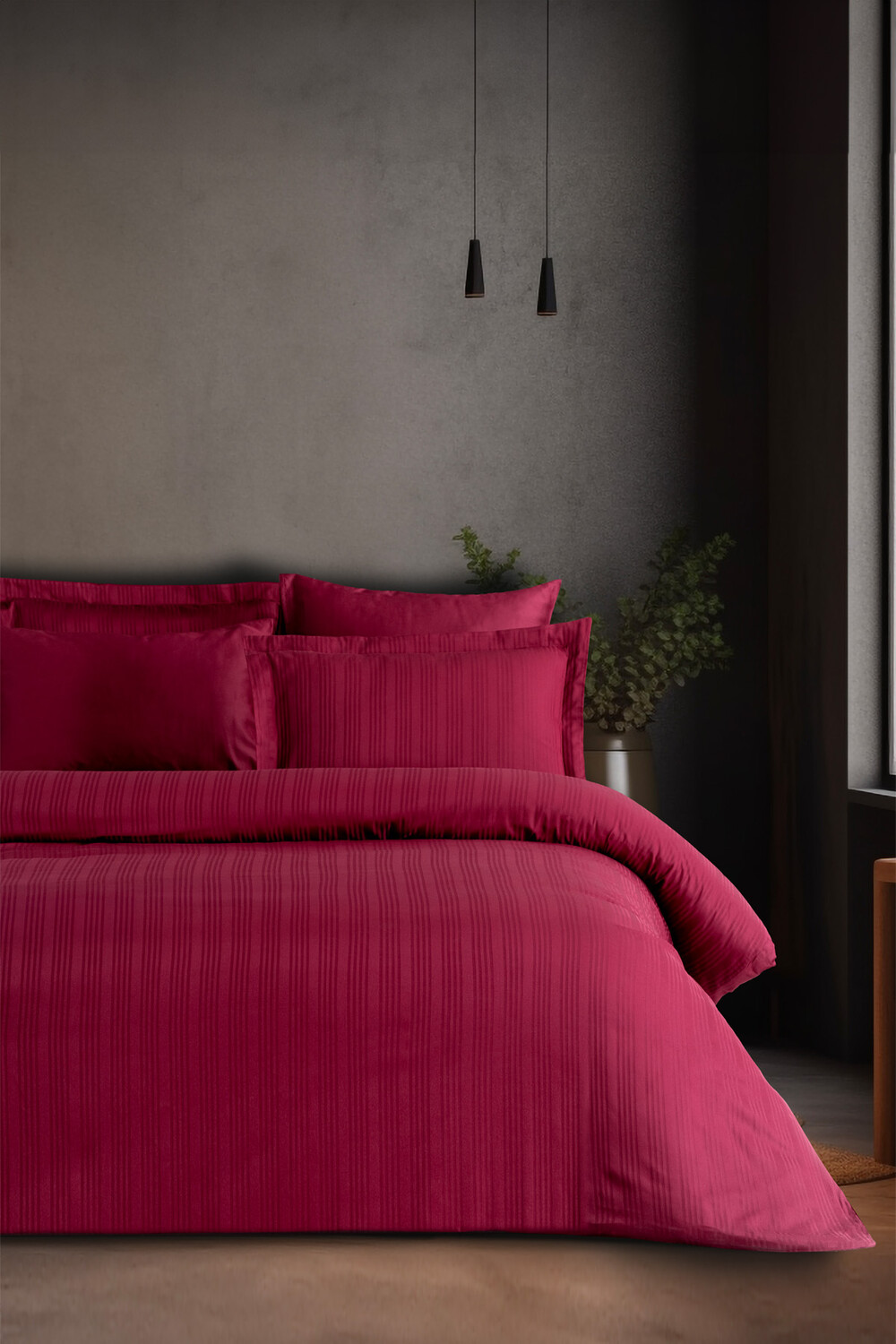 

Комплект пододеяльников Pierre Cardin Double Voyage Plum в полоску