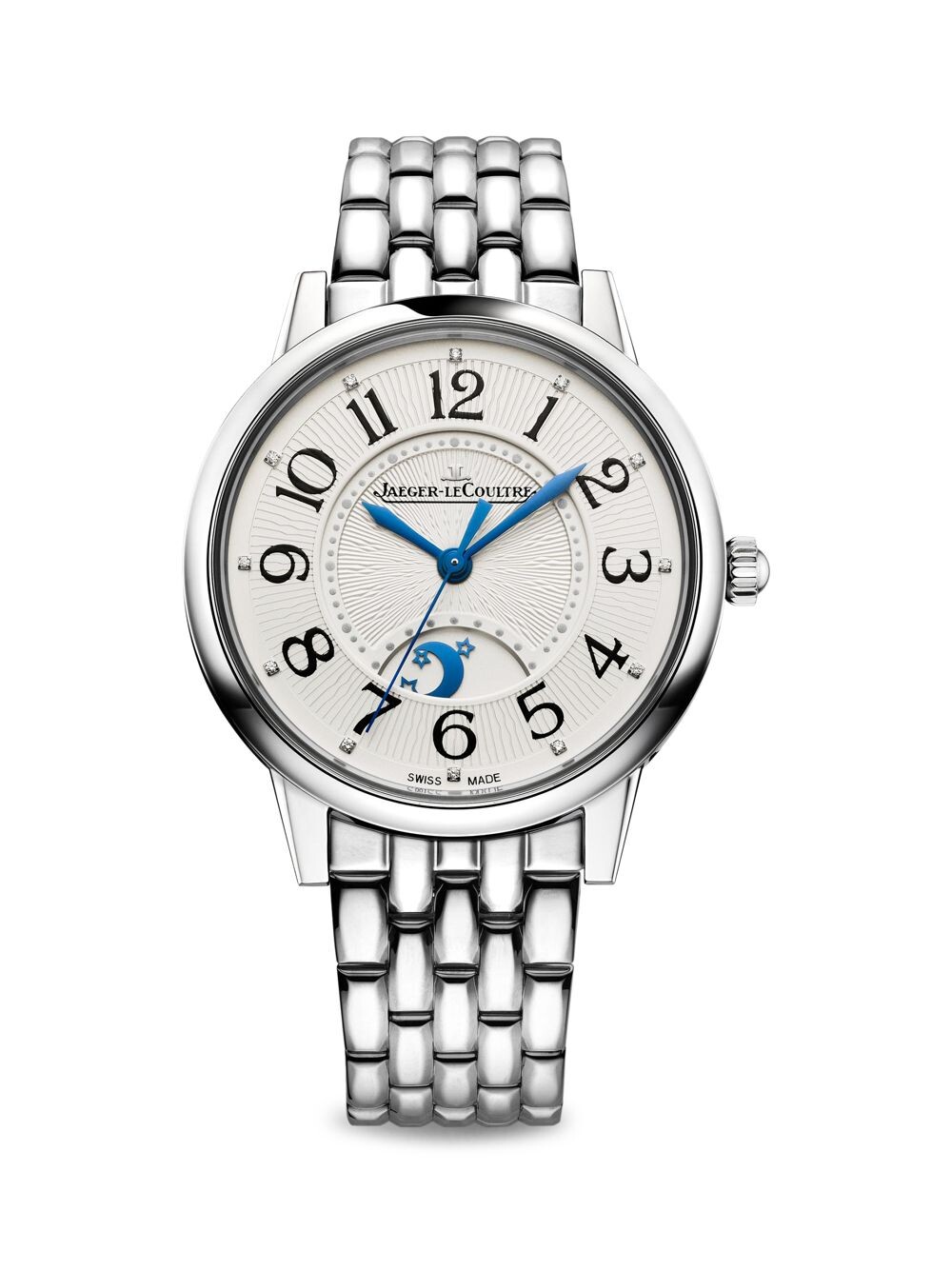 

Классические часы Rendez-Vous из нержавеющей стали и бриллиантов Night & Day Jaeger-LeCoultre, серебряный