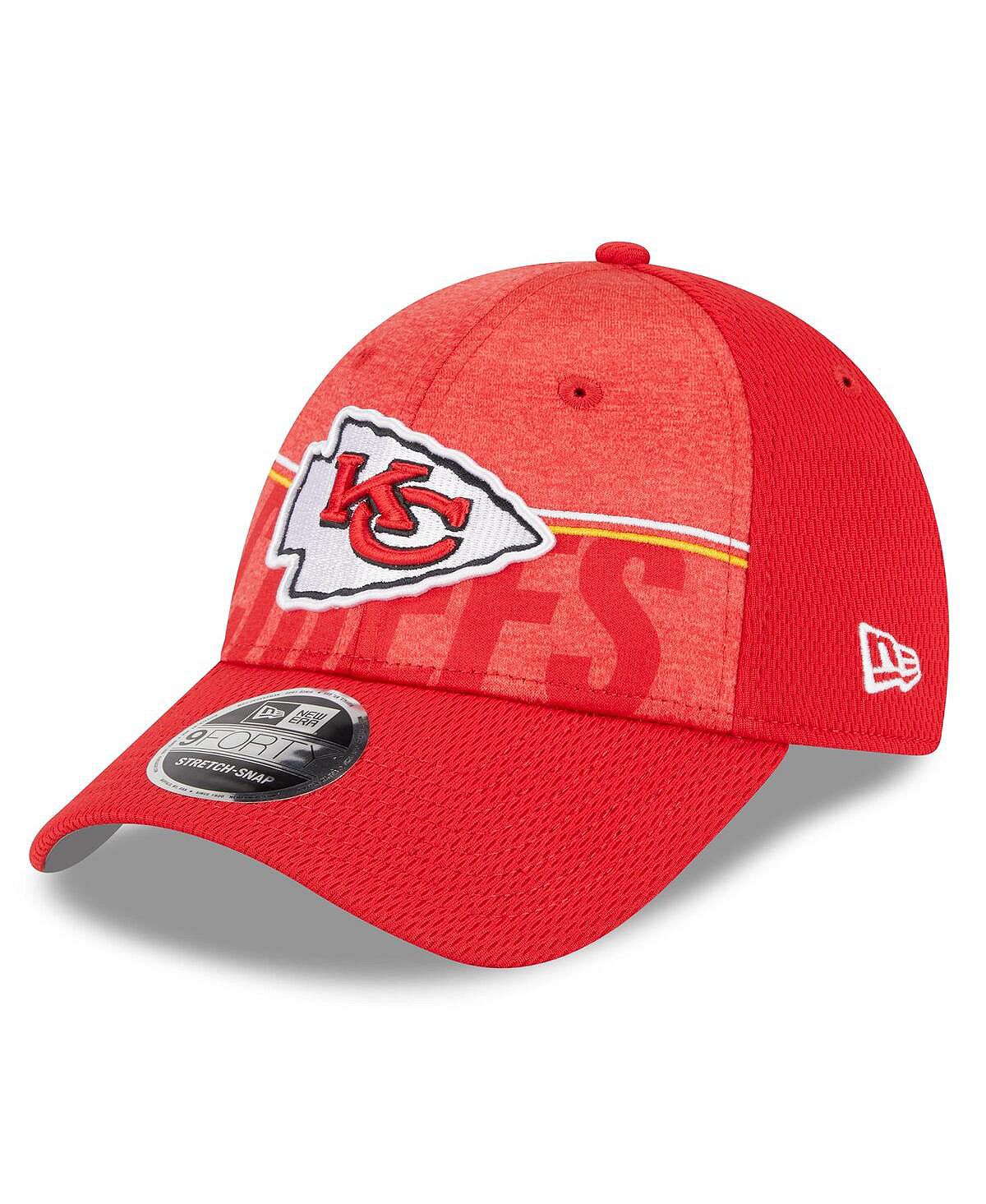 

Мужская красная регулируемая кепка Kansas City Chiefs 2023 NFL Training Camp 9FORTY New Era