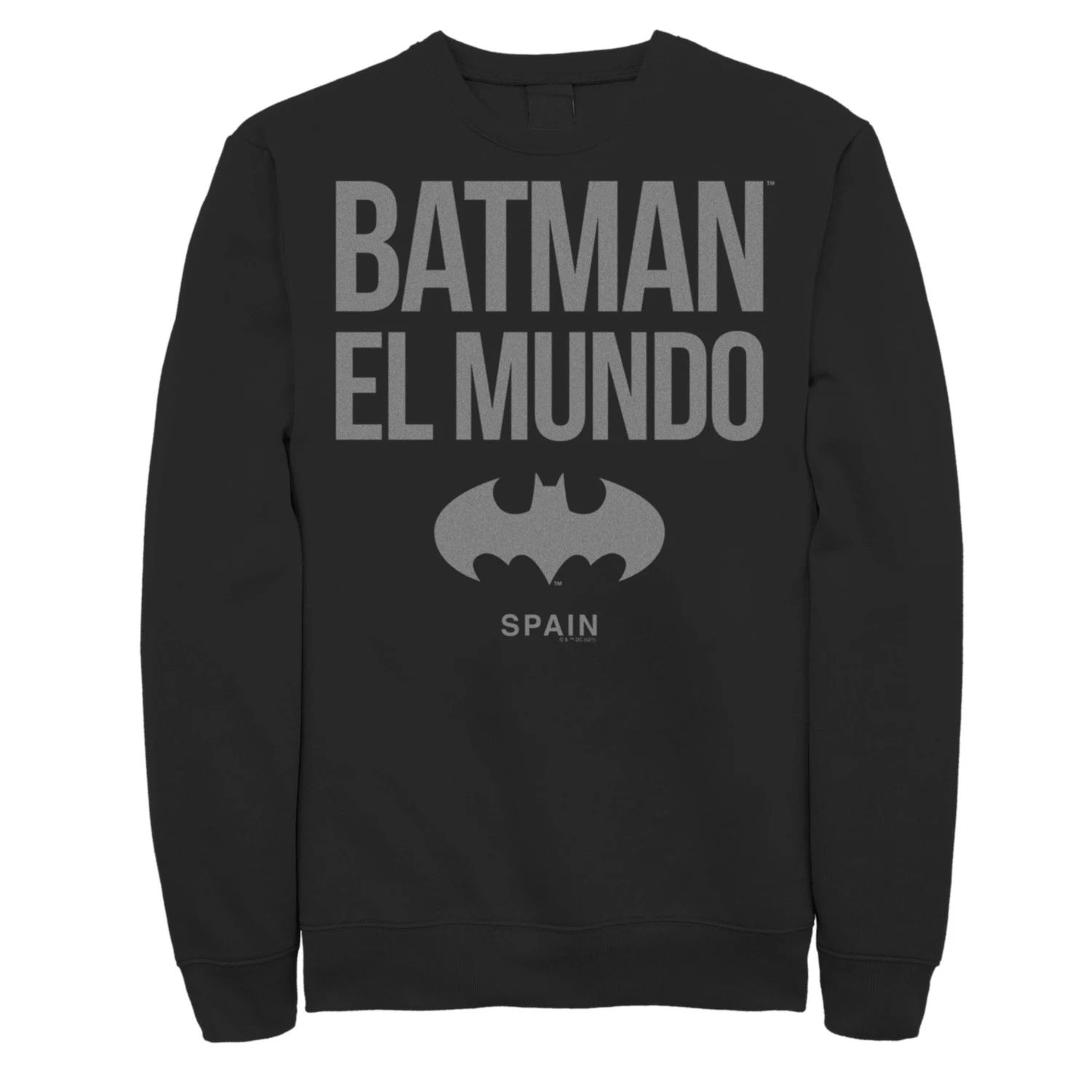 Мужской свитшот с логотипом Batman: El Mundo Spain Icon Licensed Character