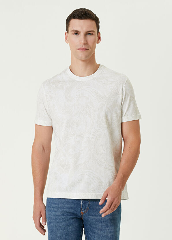 

Футболка с этническим рисунком Etro, белый