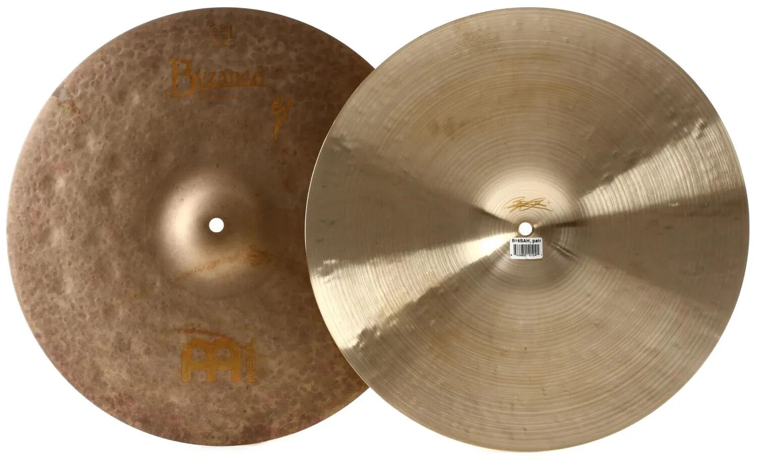 

Тарелки Meinl 16 дюймов Byzance Vintage Sand Hi-hat тарелки