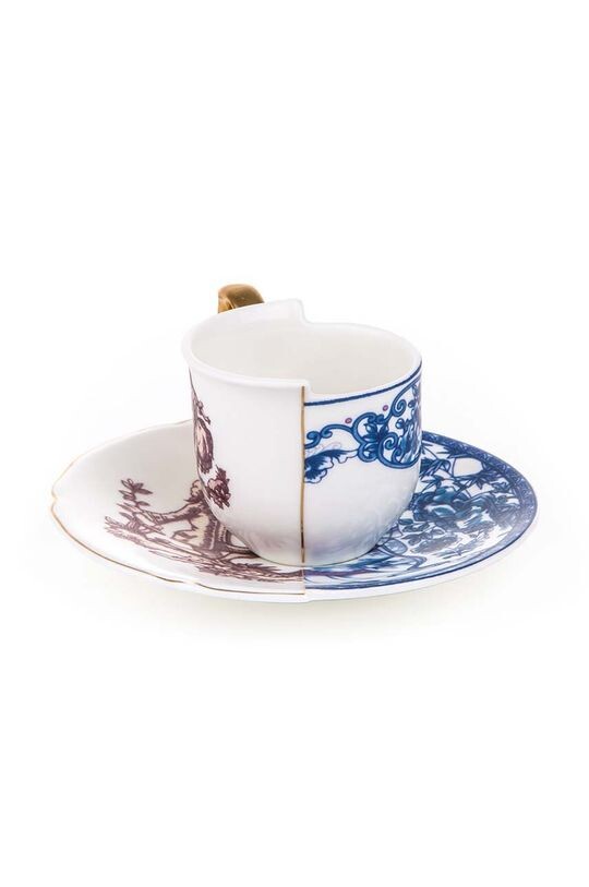

Евфемия чашка и блюдце Seletti, мультиколор