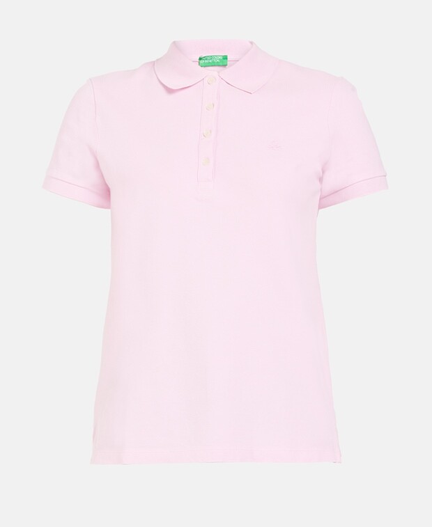 

Рубашка поло Undercolors of Benetton, розовый