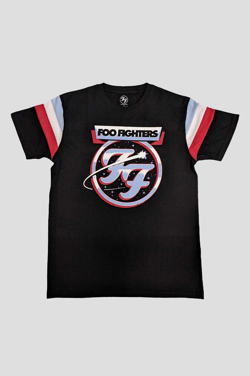 Трехцветная футболка Comet Ringer Foo Fighters, черный цена и фото