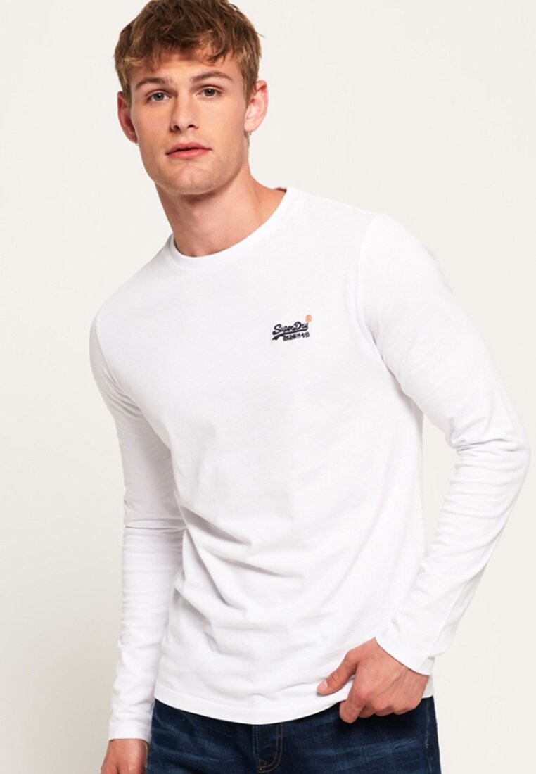 

Топ с длинными рукавами ORANGE LABEL VINTAGE TEE Superdry, цвет white