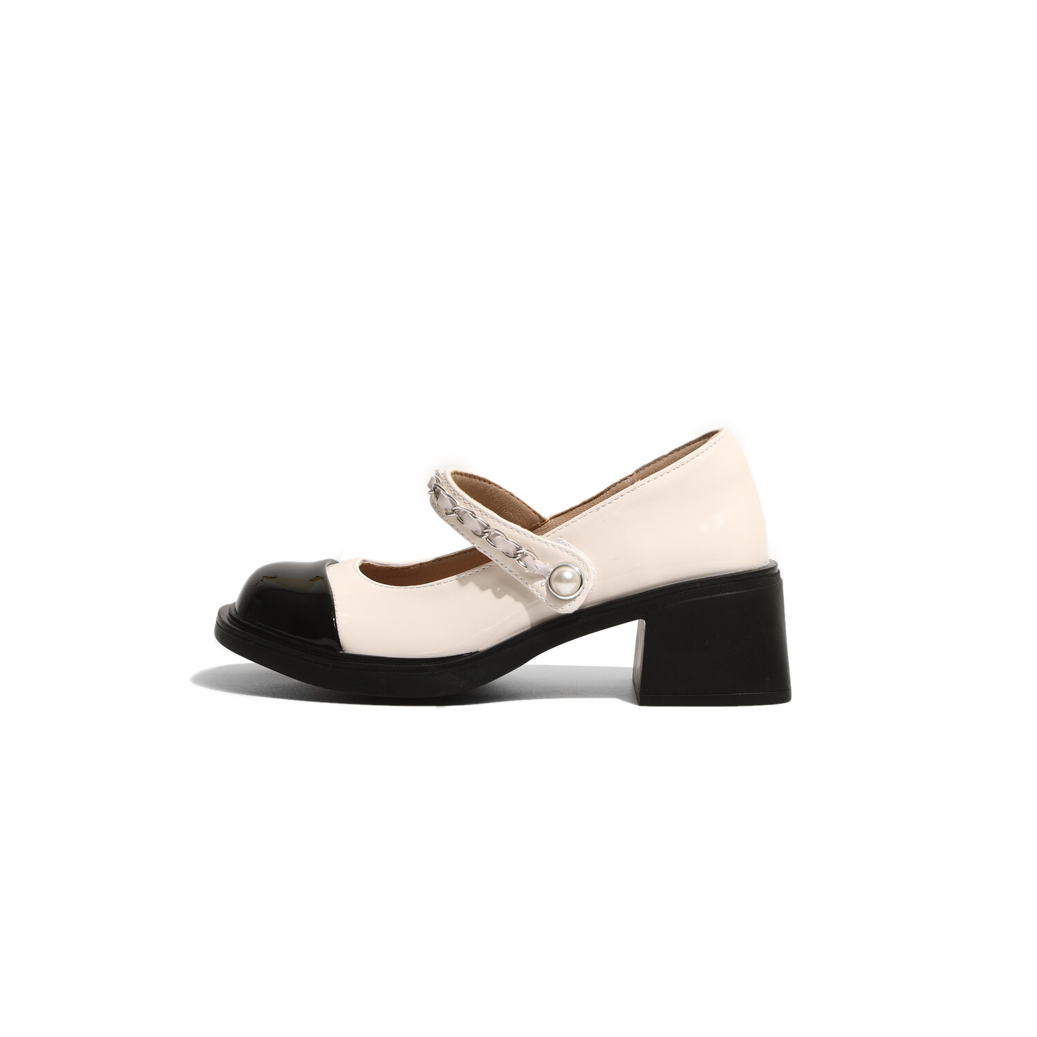 

Туфли Мэри Джейн женские Nunz, цвет White leather