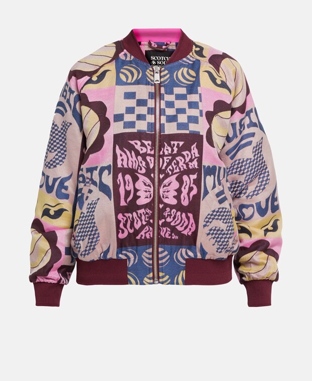 

Блузон Scotch & Soda, розовый