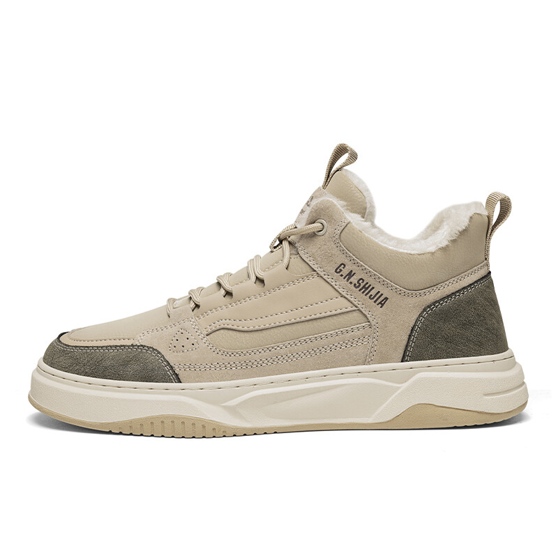 

Кроссовки G.N.SHIJIA Skateboarding Shoes Men Low-top, цвет Sand (fleece)