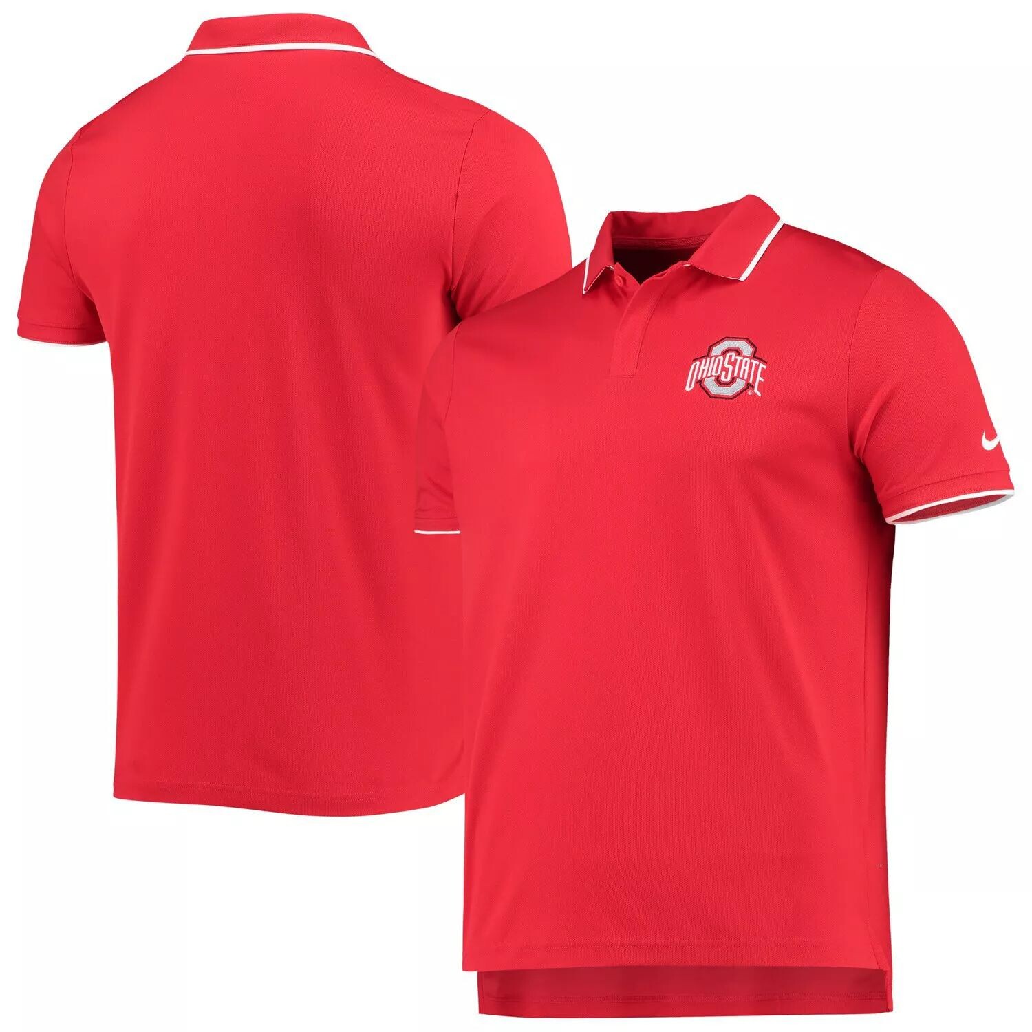 

Мужская рубашка-поло Nike Scarlet Ohio State Buckeyes UV Collegiate Performance