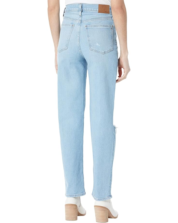 Джинсы Madewell The Perfect Vintage Straight Jean in Danby Wash: Knee-Rip Edition, цвет Danby Wash