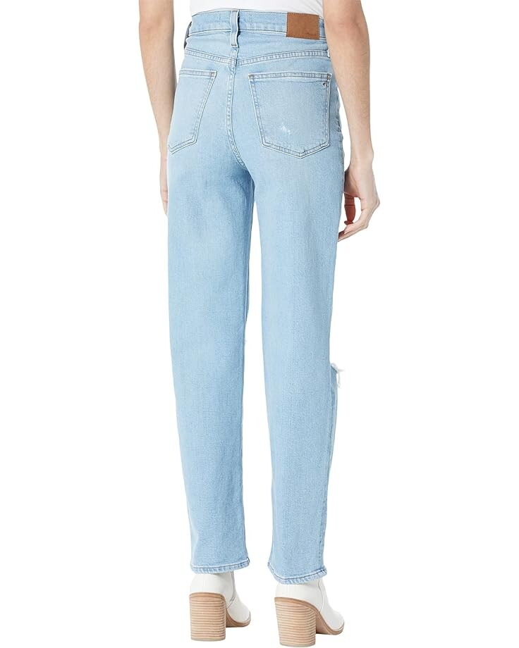 

Джинсы Madewell The Perfect Vintage Straight Jean in Danby Wash: Knee-Rip Edition, цвет Danby Wash