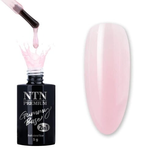 

Ntn Premium, Резиновая основа, для гибридных лаков Gummy Base 2в1 Lucky Hush 5 G № 6