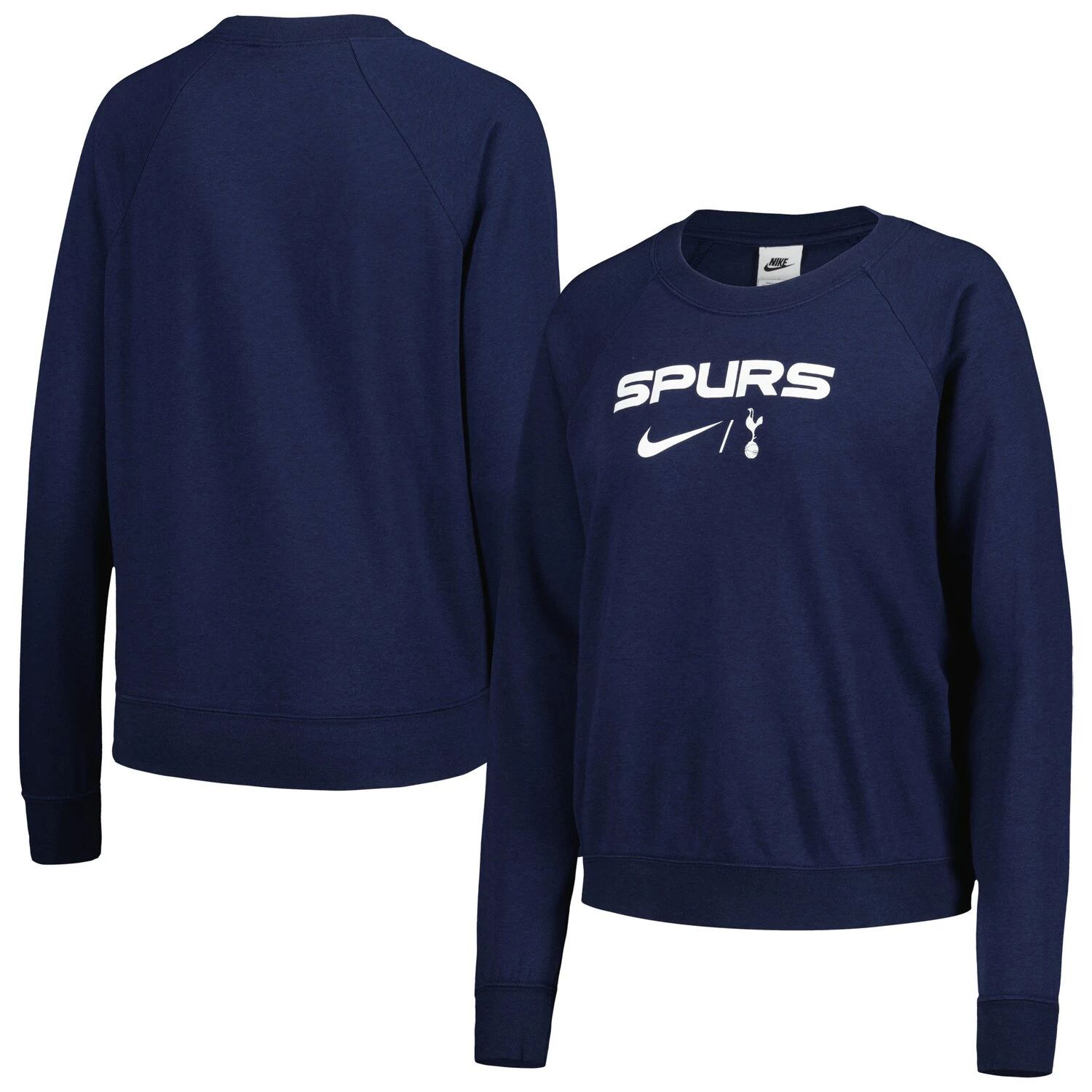 

Женский темно-синий пуловер с регланами Nike Tottenham Hotspur Lockup Varsity Tri-Blend, толстовка с капюшоном Nike