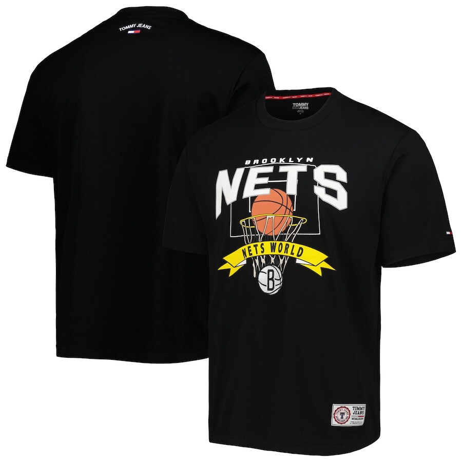 

Футболка с коротким рукавом Tommy Jeans Brooklyn Nets, черный