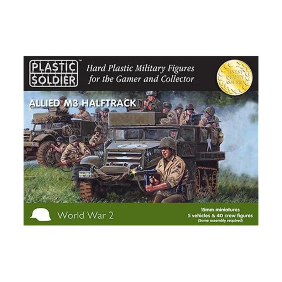 

Союзный полугусеничный М3, WWII Miniatures - United States (15mm)