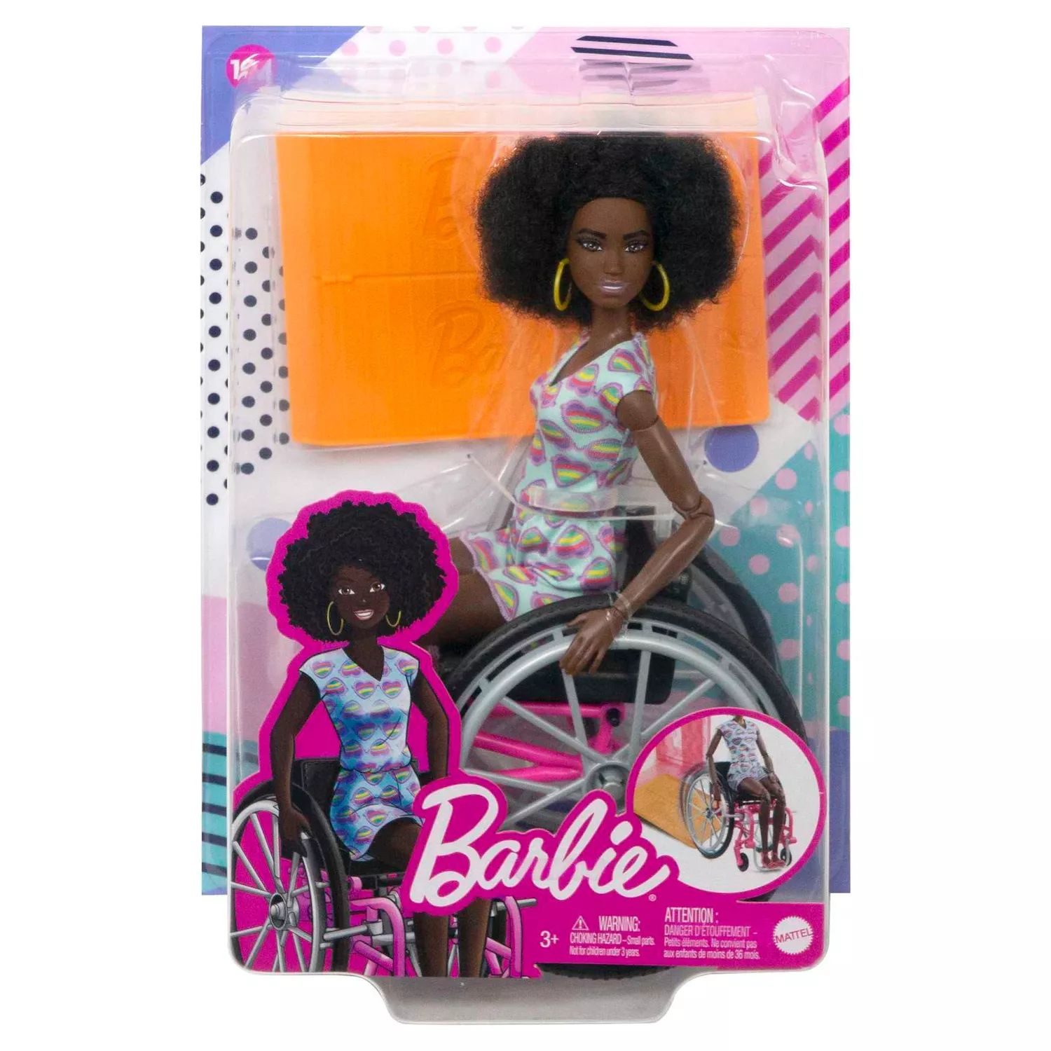 Кукла Barbie Fashionista с инвалидной коляской и пандусом Barbie – заказать  из-за границы с доставкой в «CDEK.Shopping»