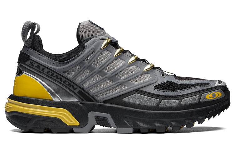 

Кроссовки унисекс Salomon Acs Pro Advanced для бега, серебристый / жёлтый