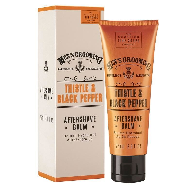 

бальзам после бритья Thistle and black pepper bálsamo afet-shave The scottish fine soaps compan, 75 мл