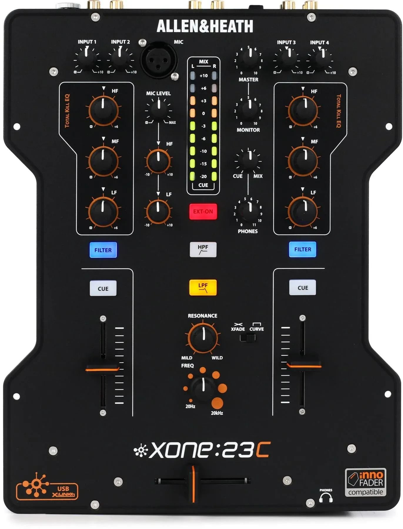 

Allen & Heath Xone:23C 2+2-канальный DJ-микшер VCA