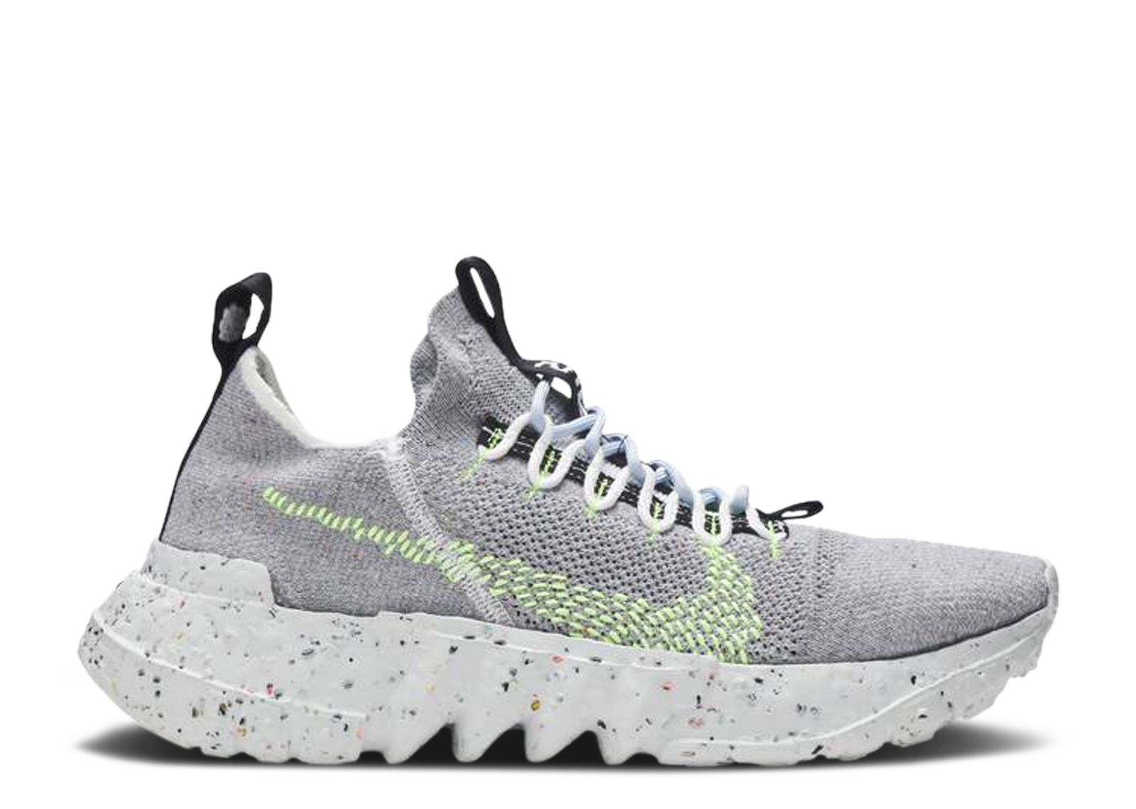 Кроссовки Nike Space Hippie 01 'Grey Volt', серый