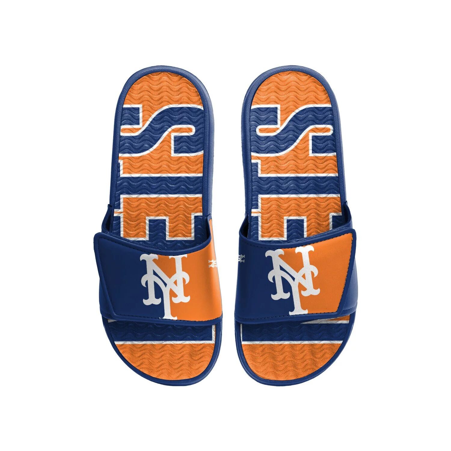 

Мужские гелевые шлепанцы с логотипом FOCO New York Mets