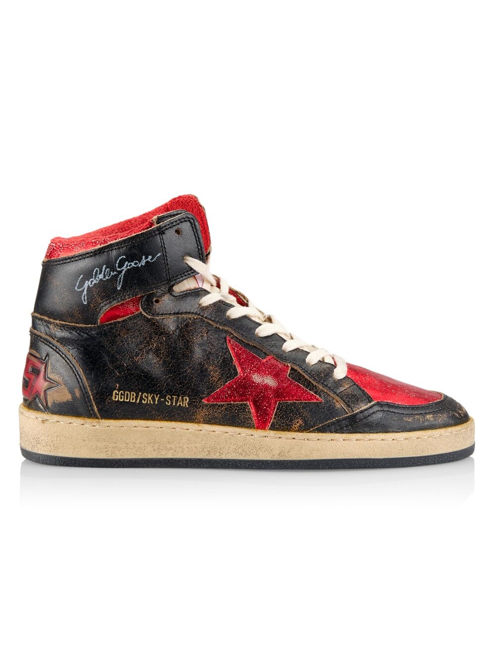 

Ламинированные кроссовки Sky Star Golden Goose, черный
