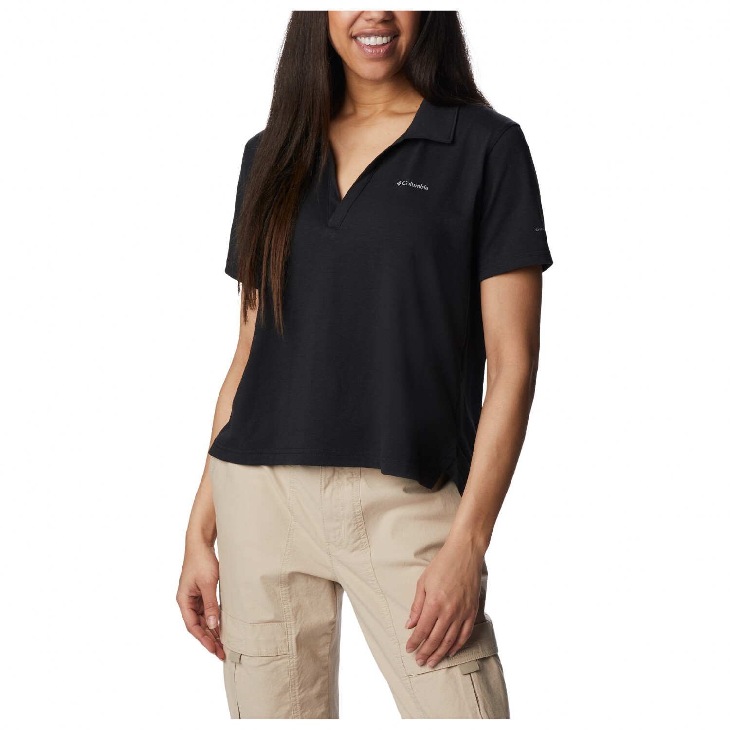 

Рубашка поло Columbia Women's Sun Trek Polo, черный