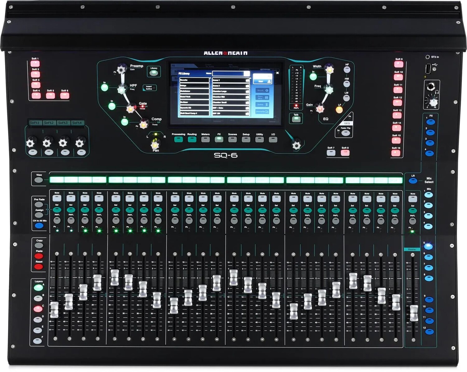 

48-канальный цифровой микшер Allen & Heath SQ-6