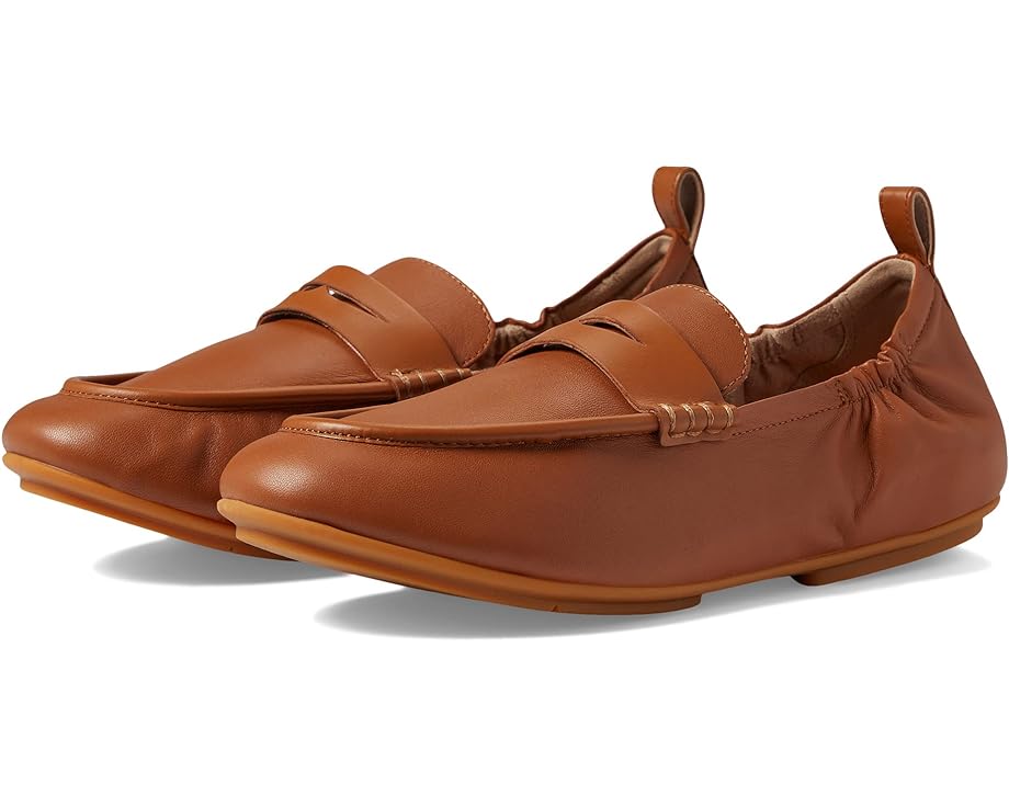 

Лоферы FitFlop Allegro Leather Penny Loafers, цвет Light Tan