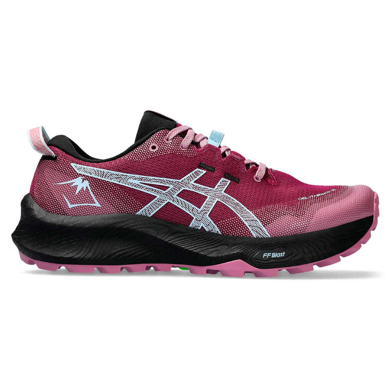 Кроссовки для бега по пересеченной местности Asics Women's Gel Trabuco 12, цвет Blackberry/Light Blue