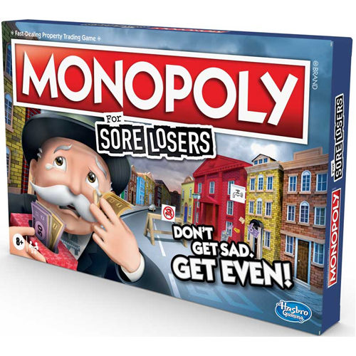 Настольная игра Monopoly For Sore Losers Hasbro