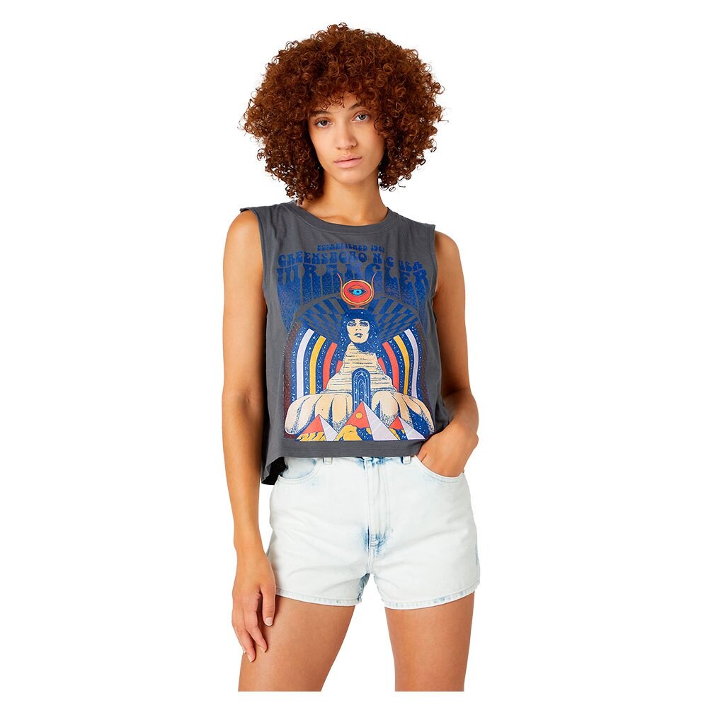 

Футболка без рукавов Wrangler Sleeveless Tee Regular, разноцветный