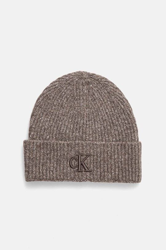 

Шапка из смесовой шерсти Calvin Klein Jeans, серый
