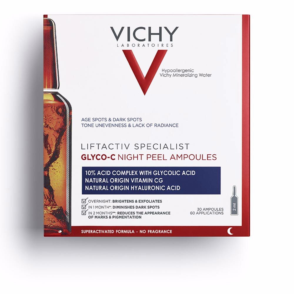 

Крем против пятен на коже Liftactiv specialist ampollas glyco-c antimanchas ácido glicólico Vichy laboratoires, 30 х 2 мл