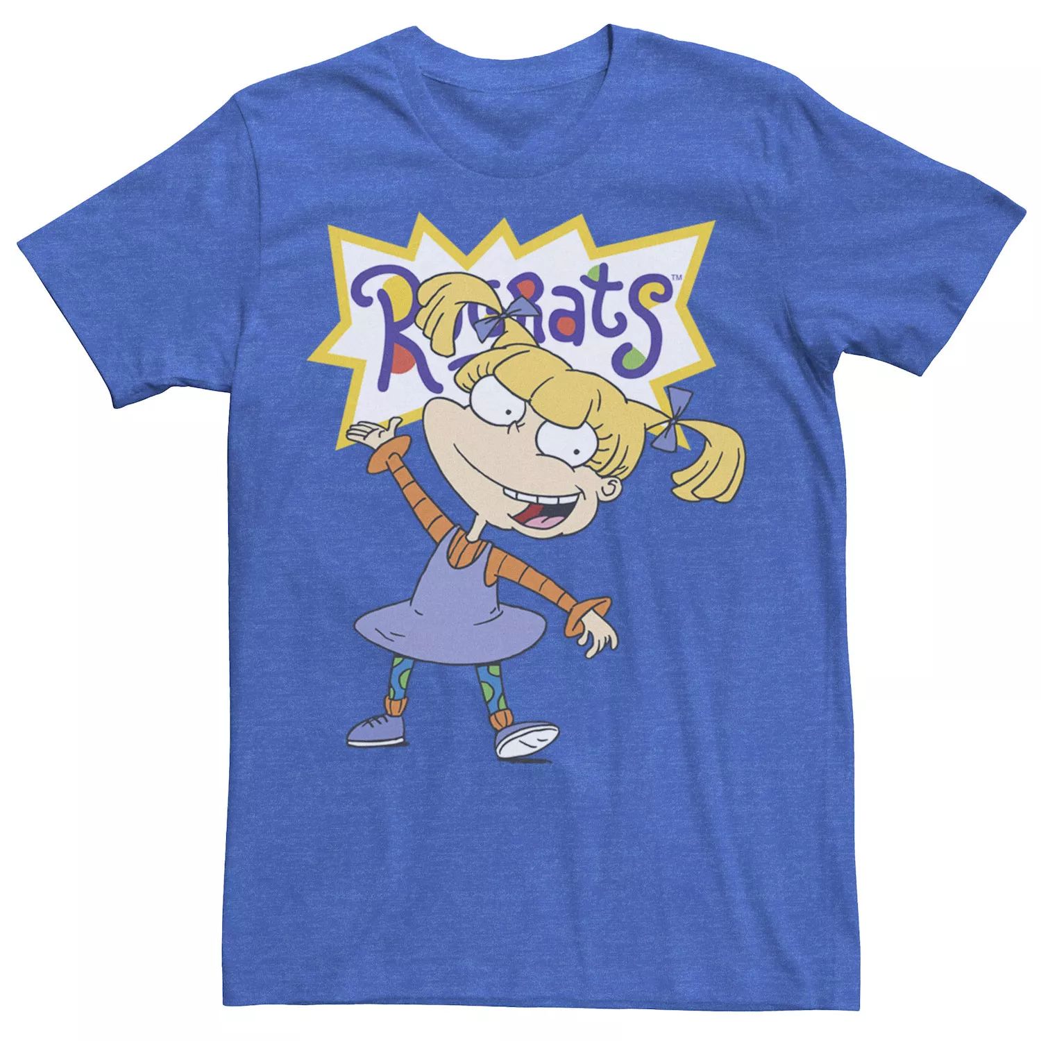 цена Мужская футболка Rugrats Angelica с простым портретным рисунком Nickelodeon