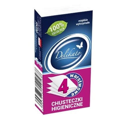 

Delikato 4-слойные салфетки 9x10
